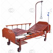 Кровать электрическая Med-Mos DB-7 (МЕ-2028Н-10) (2 функции) с полкой и накроватным столиком
