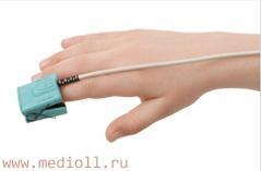 8000 АР детский датчик на палец (прищепка) с кабелем 1 м