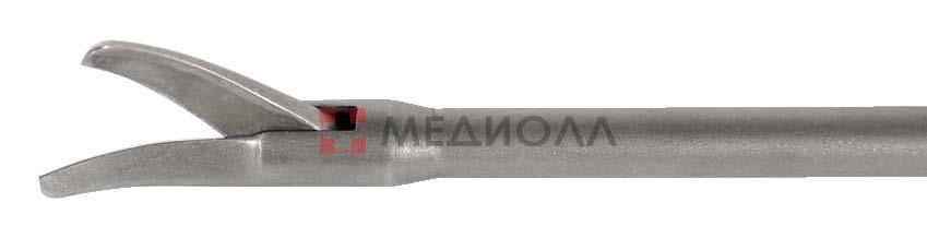 Ножницы риноскопические левоизогнутые (диам. 4 мм, 130 мм)