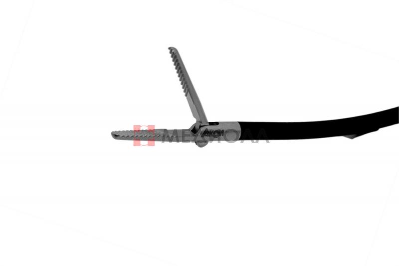 Зажим (с удлинёнными губками, однобраншевый, монополярный, модульный, диаметр 5 мм, длина 348± 5 мм) Зажим (с удлинёнными губками, однобраншевый, монополярный, модульный, диаметр 5 мм, длина 348± 5 мм)