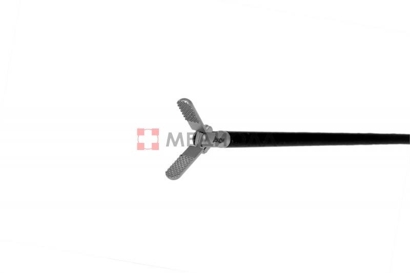 Зажим (сетчатый, монополярный, модульный, диаметр 5 мм, длина 340± 5 мм)