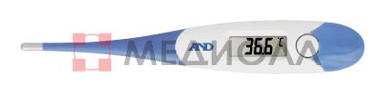 Термометр электронный A&D DT-623, белый/синий