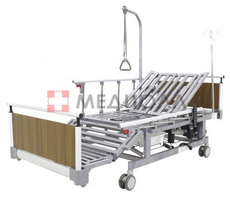 Кровать электрическая Мед-Мос DB-11А (МЕ-5248Н-00) с боковым переворачиванием, туалетным устройством и функцией «кардиокресло»