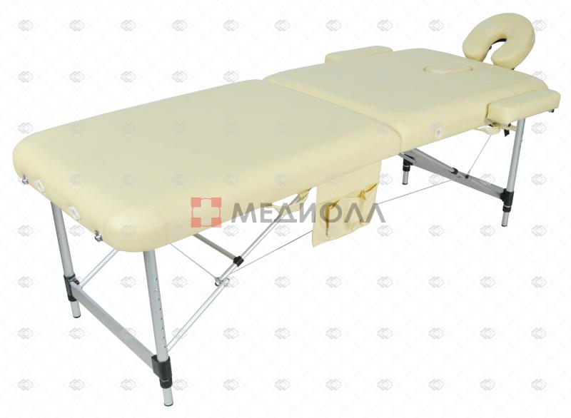Массажный стол складной алюминиевый Med-Mos JFAL01A 2-х секционный (МСТ-002Л)