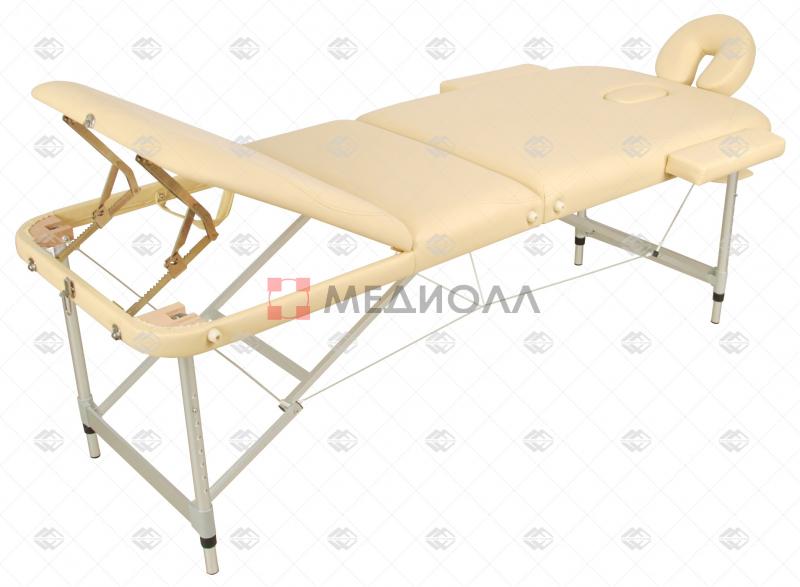 Массажный стол складной алюминиевый Med-Mos JFAL03 (3-х секционный) (МСТ-27)