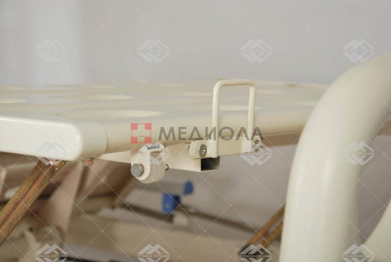 Кровать механическая Med-Mos E-31 (ММ-3014Н-00) (3 функции) с ростоматом и полкой