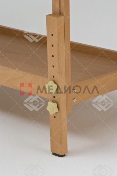Стационарный массажный стол деревянный FIX-1A