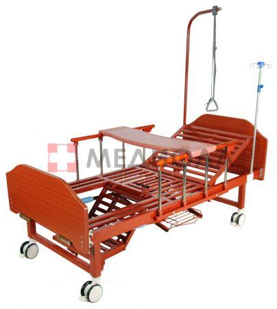 Кровать механическая Med-Mos YG-6 (MM-191ПН) с туалетным устройством и функцией «кардиокресло»