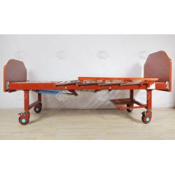 Медицинская кровать Med-Mos Е-8 (MM-2024Н-00) (2 функции) ЛДСП с полкой и обеденным столиком