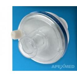 Фильтр дыхательный бактериально-вирусный  МИНИ с тепловлагообменником APEXMED, стерильный