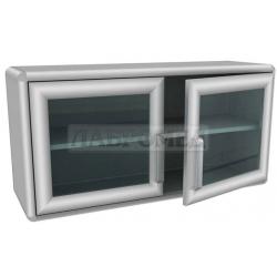 Шкаф медицинский навесной (дверцы - стекло) ШМН-1 Серия ИДЕАЛ