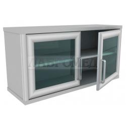 Шкаф медицинский навесной (дверцы - стекло) ШМН-1 Серия МОБИЛЕ
