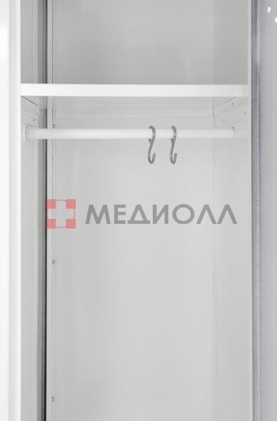Одностворчатый металлический шкаф для одежды МЕСе.01.МФ (о) 