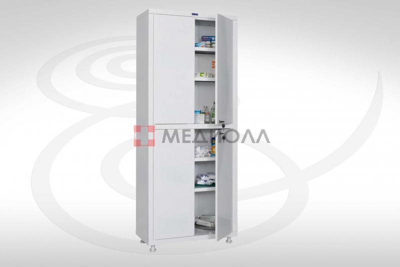 Шкаф медицинский 2-створчатый металлический   МЕХо.02.МФ 