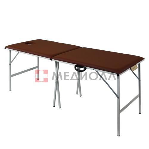 Складной массажный стол со стальным каркасом 190х70 см