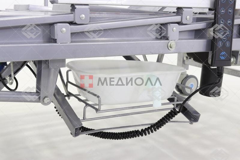 Кровать электрическая Med-Mos YG-3 (МЕ-5228Н-11) с боковым переворачиванием, туалетным устройством и функцией «кардиокресло» Гиб