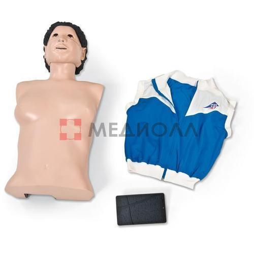 Симулятор сердечно-легочной реанимации CPR(em)Lilly(/em)PRO™ с планшетным компьютером, светлая кожа