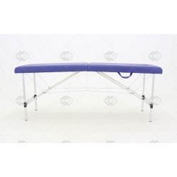 Массажный стол складной алюминиевый Med-Mos JFAL01-F (PA2.00.00A) 2-х секционный (с регулировкой высоты)