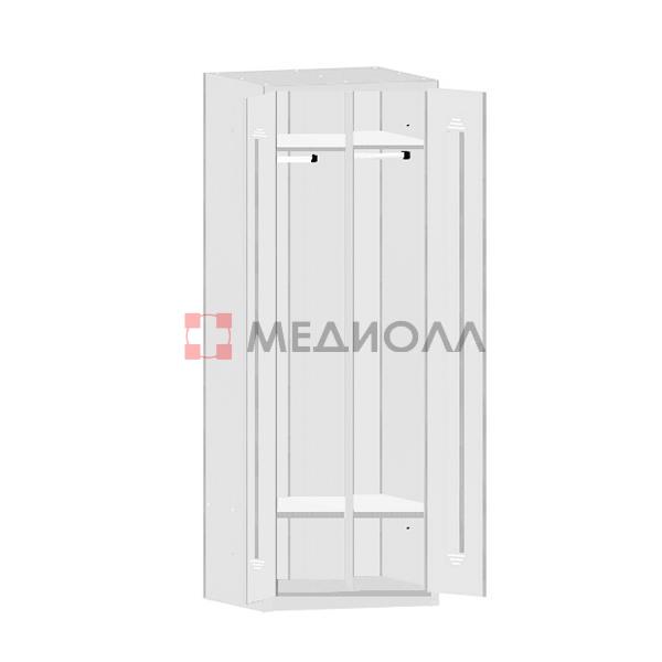 Шкаф металлический для одежды ШМД-04 