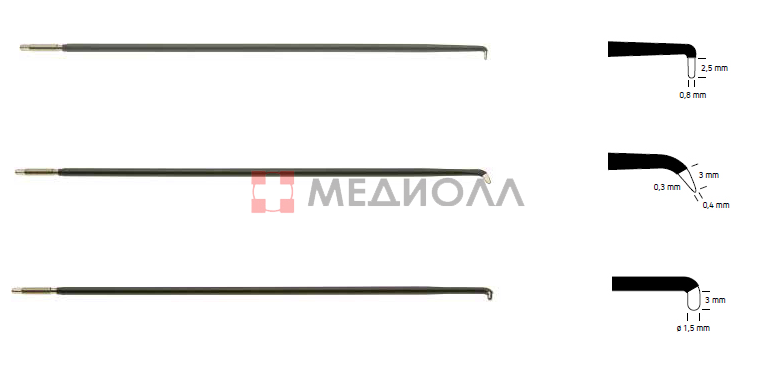 Одноразовые монополярные электроды ø 2.0 мм для артроскопии