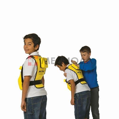 Детский тренажер-жилет для отработки приема Геймлиха «Act+Fast» с подушечкой для похлопывания, желтый